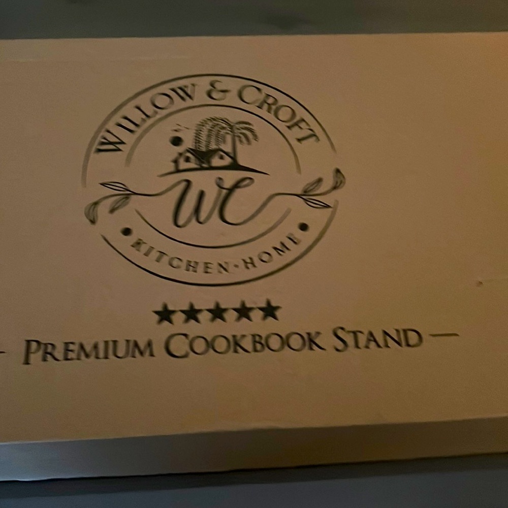 Wood Cookbook Stand